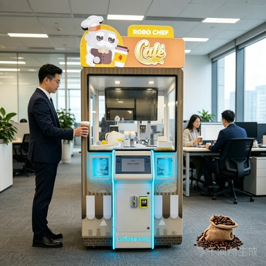 Coffee Equipment Store - Mesin Penjual Kopi Komersial Otomatis Pengaduk